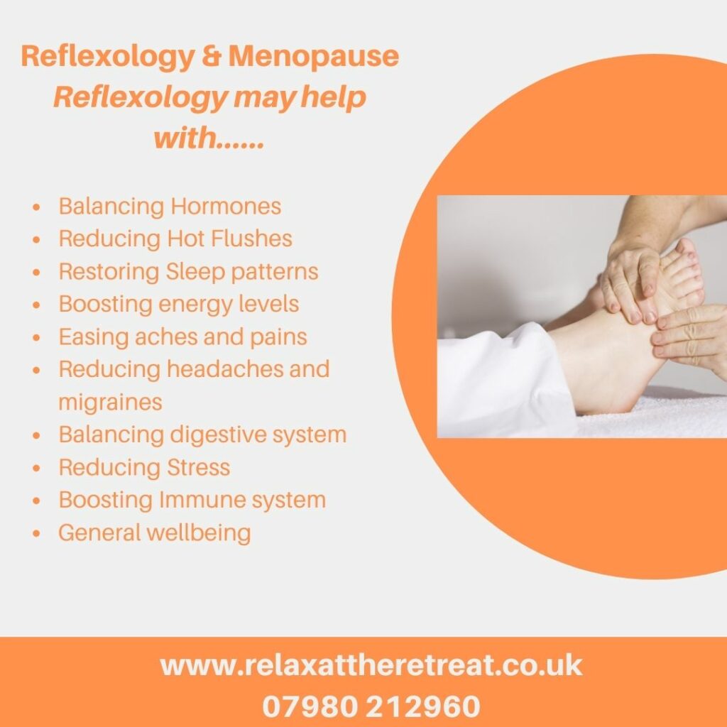 Reflexology and Menopause How it can help... - Relax at the Retreat